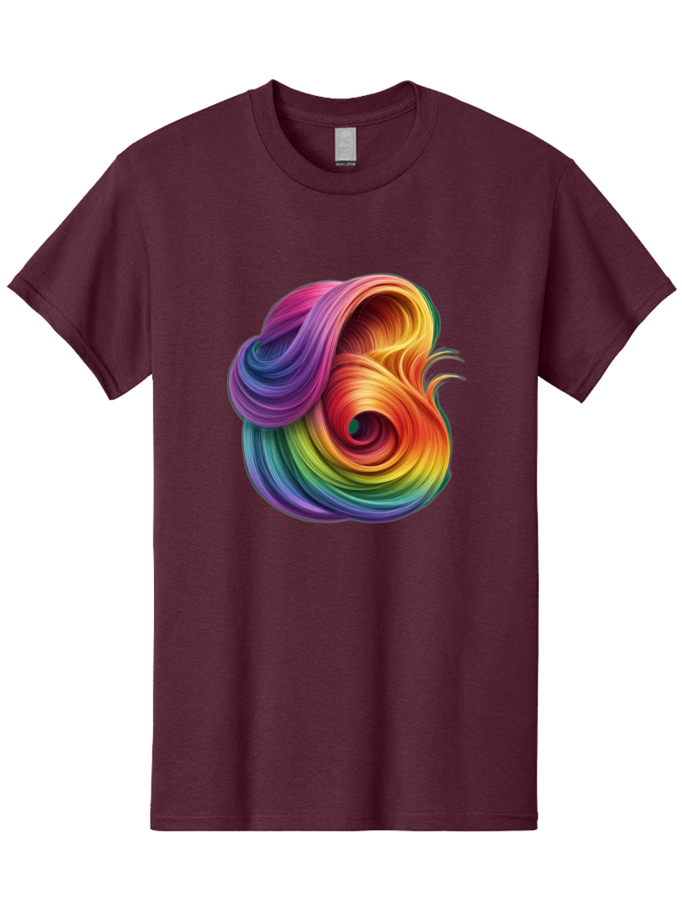 Rainbow-Swirl Men'S Graphic Tee, 100% Cotton, Comfortable Casual Summer Wear, Machine Washable, Vintage Camera, Old Camera, Antique Camera, Black Camera, Classic Photography, Photography Equipment, Nostalgic Device, Film Camera, Camera Art Bal206