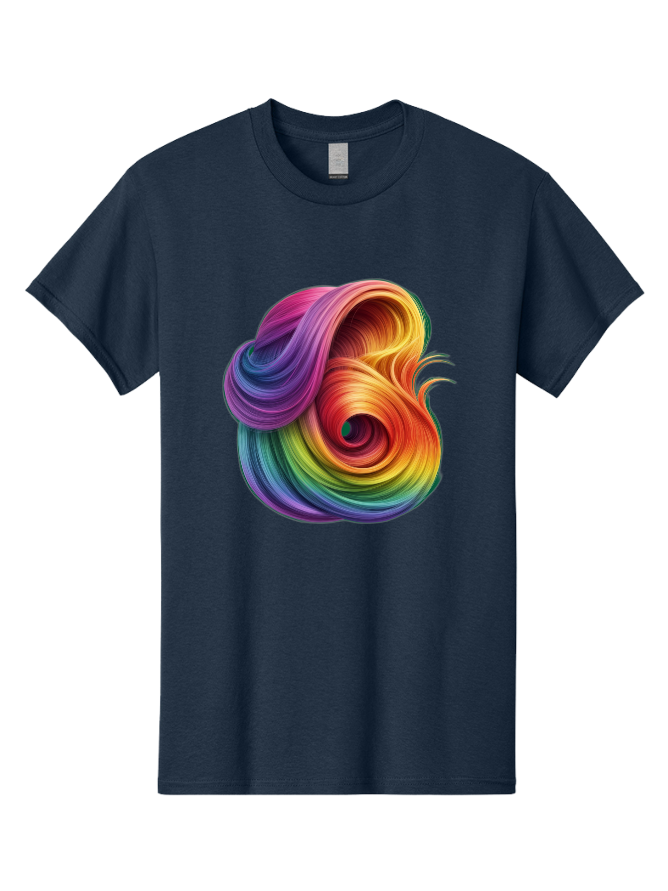 Rainbow-Swirl Men'S Graphic Tee, 100% Cotton, Comfortable Casual Summer Wear, Machine Washable, Vintage Camera, Old Camera, Antique Camera, Black Camera, Classic Photography, Photography Equipment, Nostalgic Device, Film Camera, Camera Art Bal206
