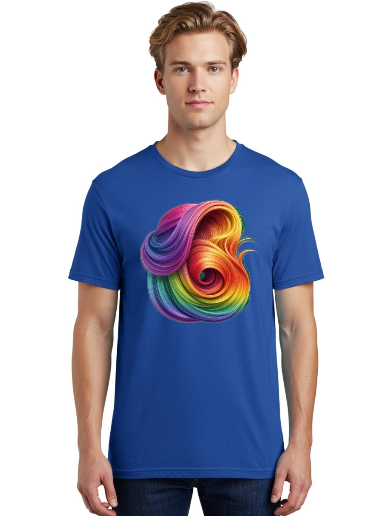 Rainbow-Swirl Men'S Graphic Tee, 100% Cotton, Comfortable Casual Summer Wear, Machine Washable, Vintage Camera, Old Camera, Antique Camera, Black Camera, Classic Photography, Photography Equipment, Nostalgic Device, Film Camera, Camera Art Bal206