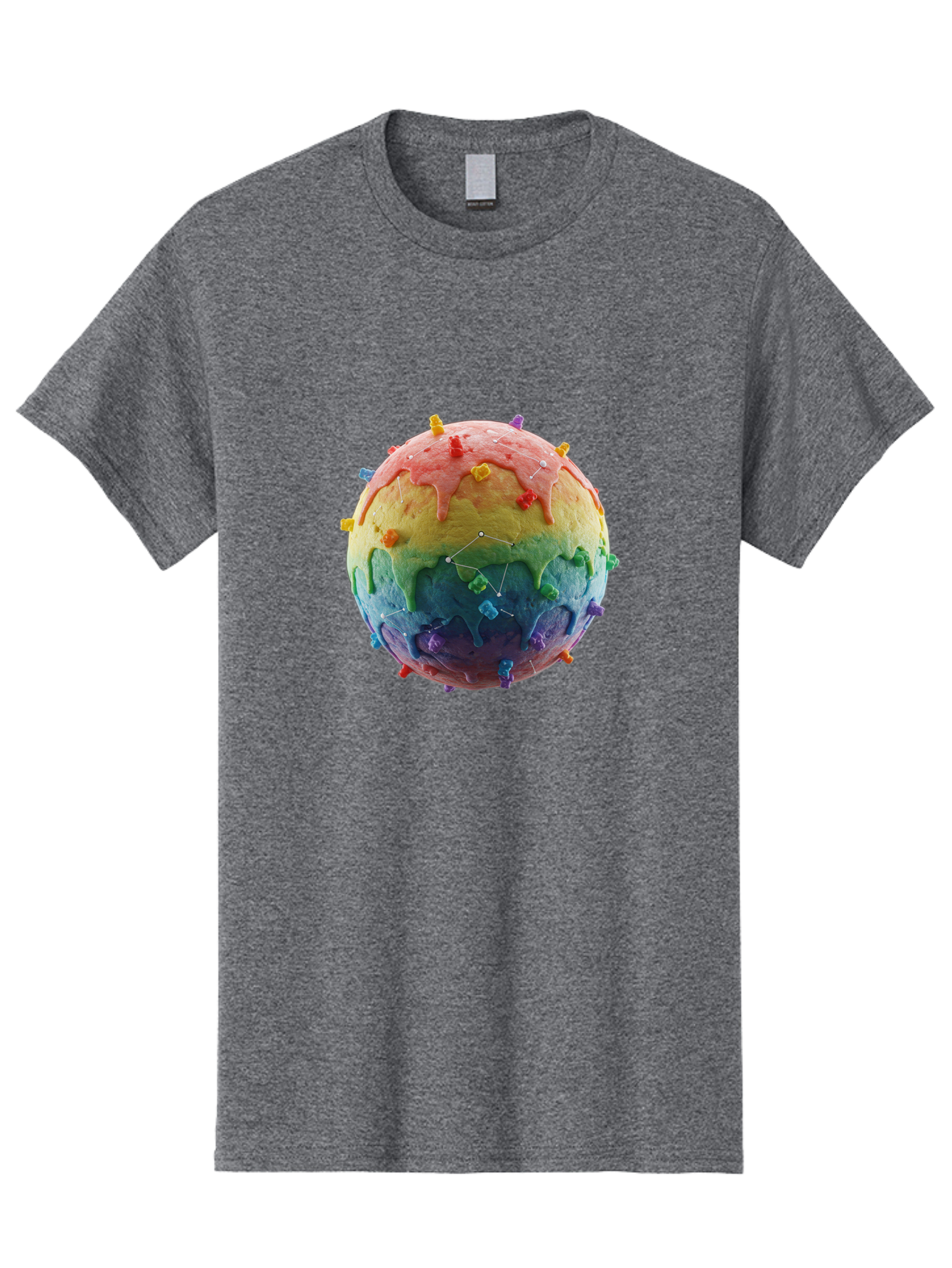 Rainbow-Virus Men'S Graphic Tee, 100% Cotton, Comfortable Casual Summer Wear, Machine Washable, Vintage Camera, Old Camera, Antique Camera, Black Camera, Classic Photography, Photography Equipment, Nostalgic Device, Film Camera, Camera Art Bal207