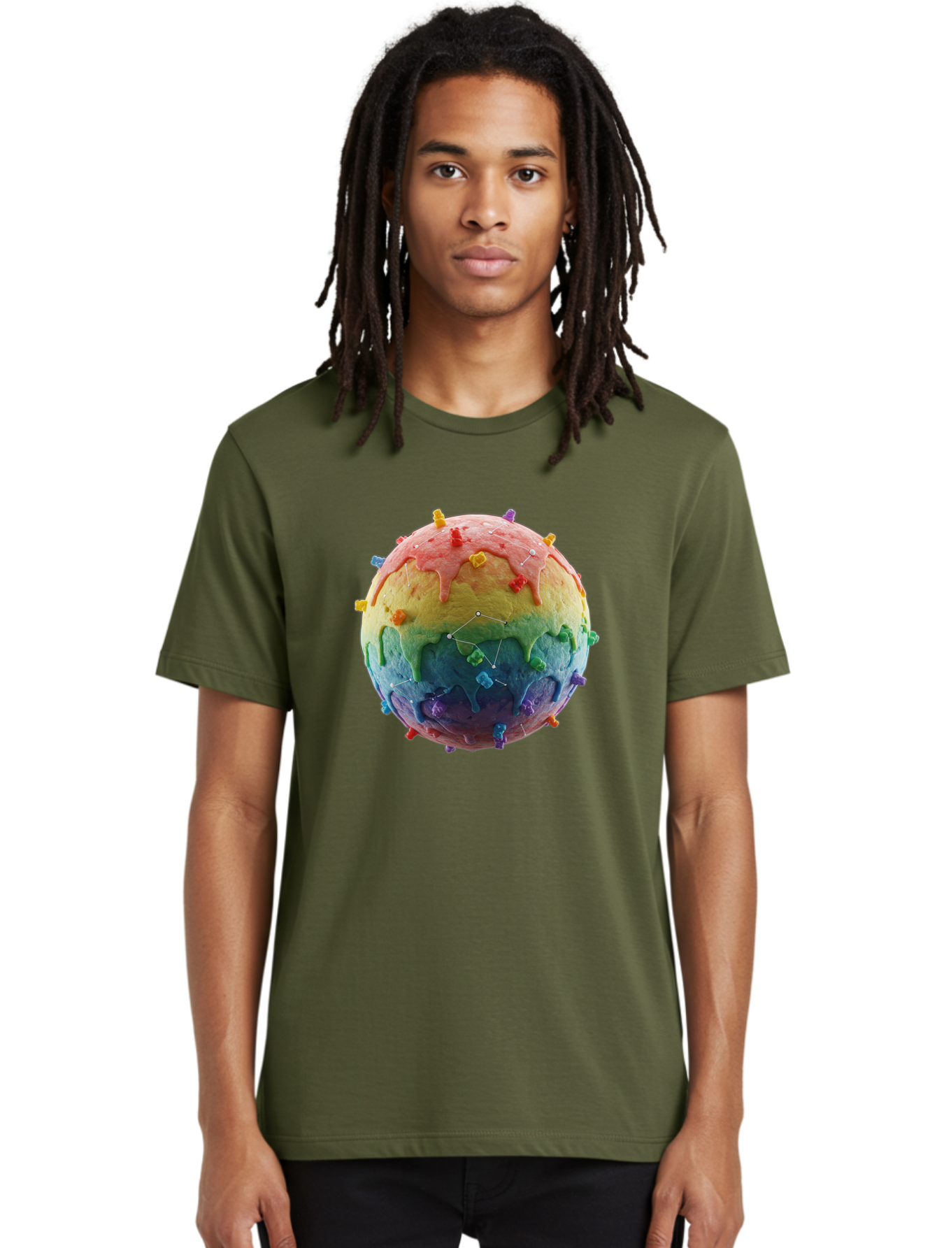 Rainbow-Virus Men'S Graphic Tee, 100% Cotton, Comfortable Casual Summer Wear, Machine Washable, Vintage Camera, Old Camera, Antique Camera, Black Camera, Classic Photography, Photography Equipment, Nostalgic Device, Film Camera, Camera Art Bal207