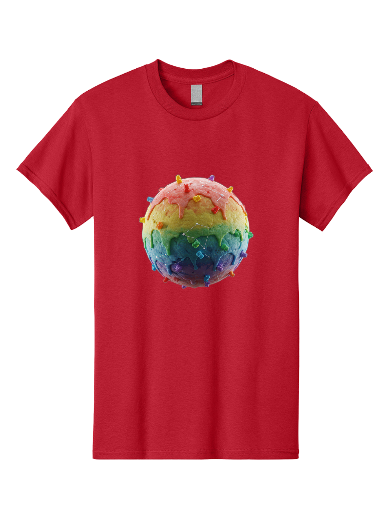 Rainbow-Virus Men'S Graphic Tee, 100% Cotton, Comfortable Casual Summer Wear, Machine Washable, Vintage Camera, Old Camera, Antique Camera, Black Camera, Classic Photography, Photography Equipment, Nostalgic Device, Film Camera, Camera Art Bal207