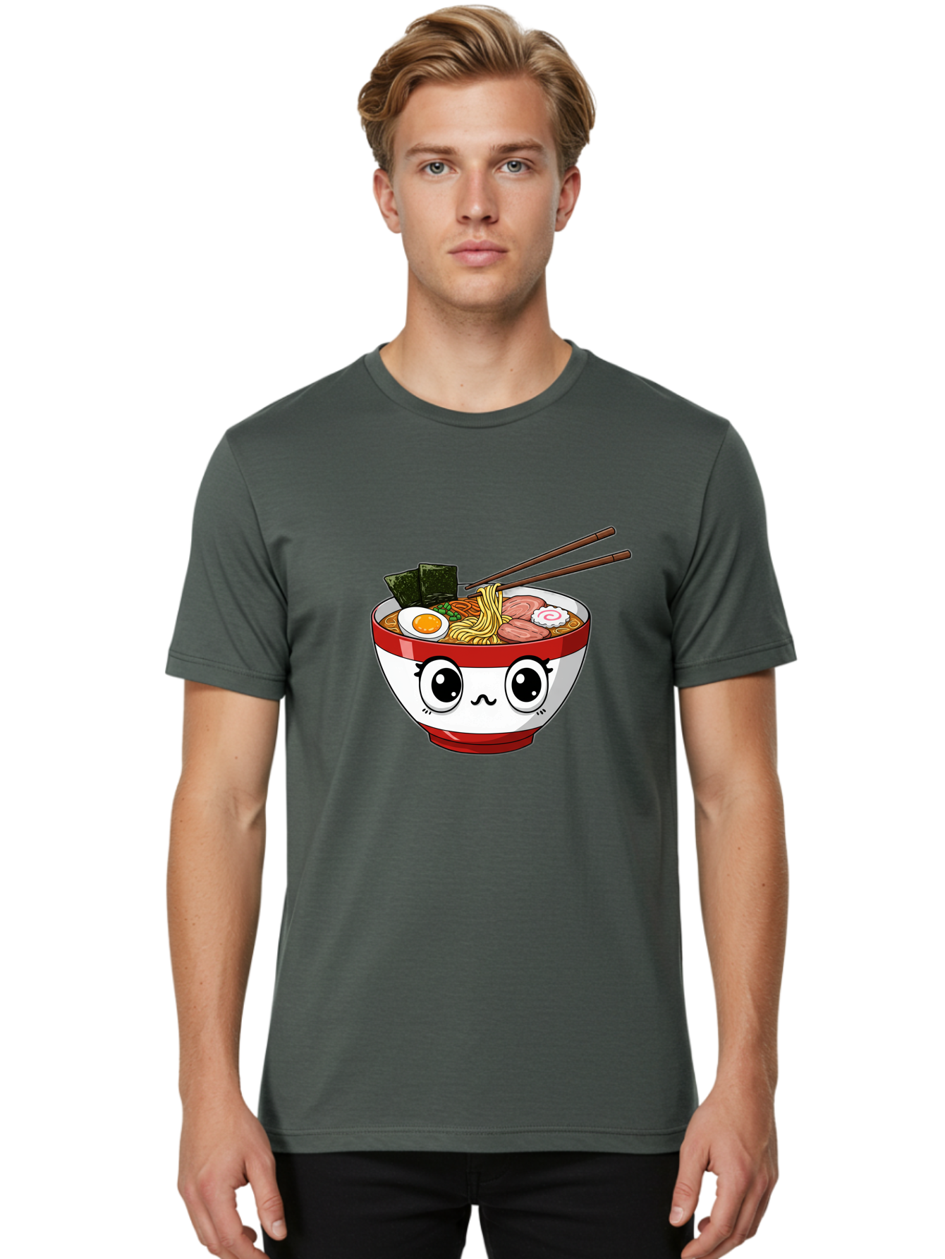 Ramen-Noodle-Bowl Men'S Graphic Tee, 100% Cotton, Comfortable Casual Summer Wear, Machine Washable, Vintage Camera, Old Camera, Antique Camera, Black Camera, Classic Photography, Photography Equipment, Nostalgic Device, Film Camera, Camera Art Bal209