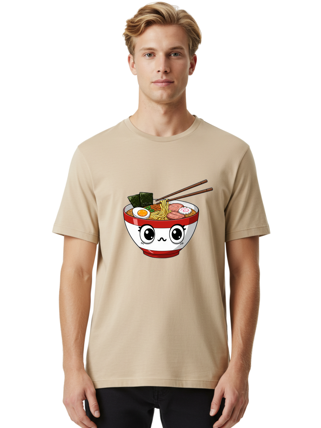 Ramen-Noodle-Bowl Men'S Graphic Tee, 100% Cotton, Comfortable Casual Summer Wear, Machine Washable, Vintage Camera, Old Camera, Antique Camera, Black Camera, Classic Photography, Photography Equipment, Nostalgic Device, Film Camera, Camera Art Bal209