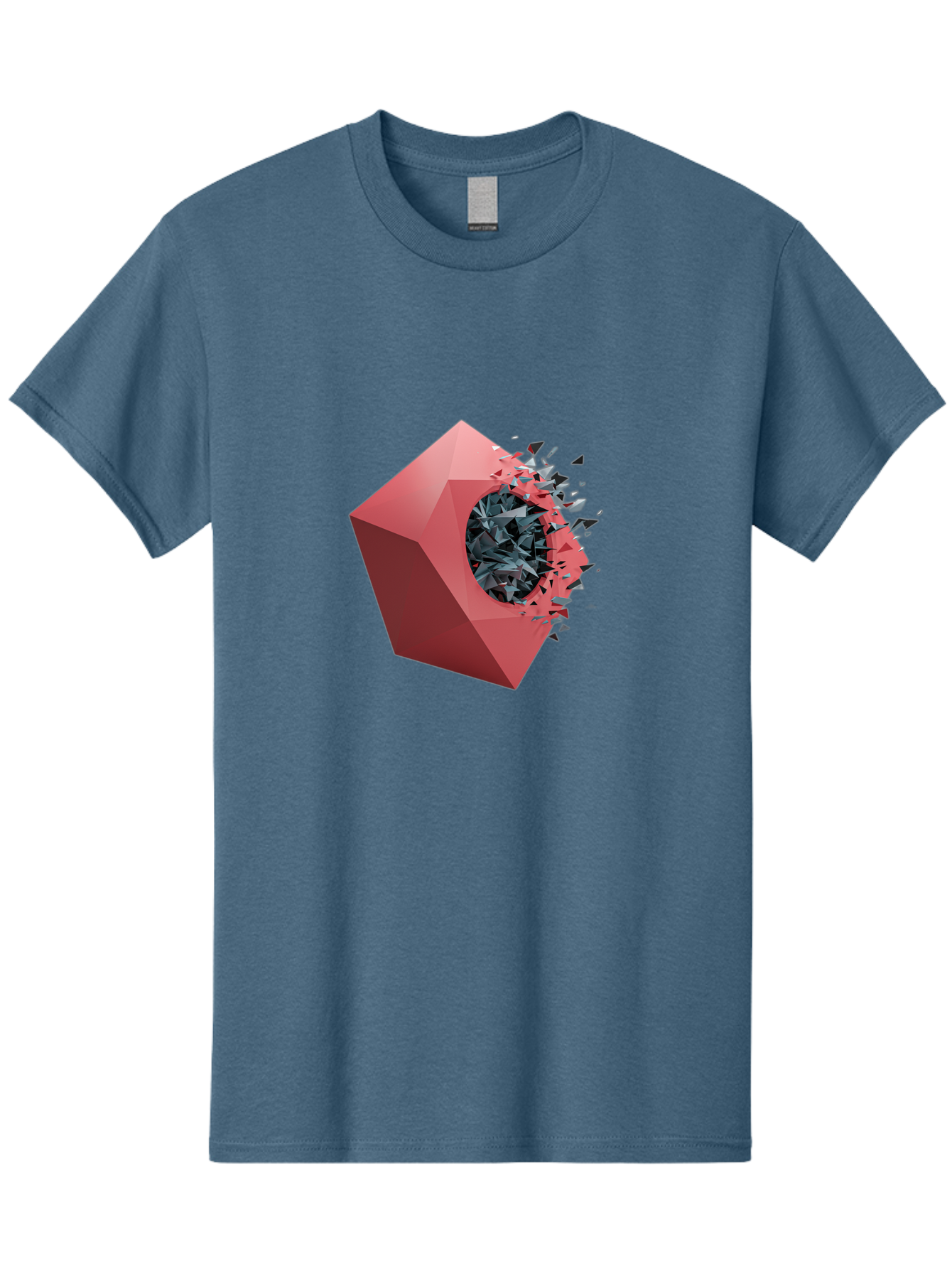 Red-Box-Shattering Men'S Graphic Tee, 100% Cotton, Comfortable Casual Summer Wear, Machine Washable, Vintage Camera, Old Camera, Antique Camera, Black Camera, Classic Photography, Photography Equipment, Nostalgic Device, Film Camera, Bal215