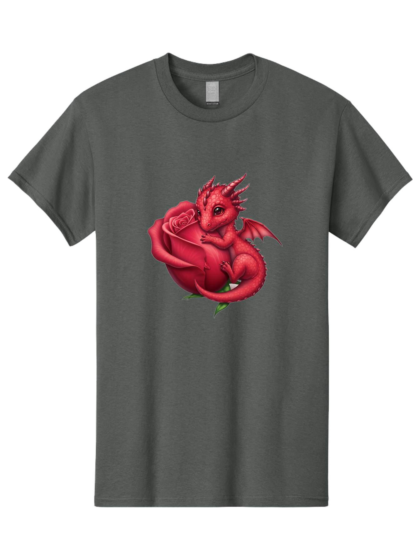 Red-Dragon-With-Rose Men'S Graphic Tee, 100% Cotton, Comfortable Casual Summer Wear, Machine Washable, Vintage Camera, Old Camera, Antique Camera, Black Camera, Classic Photography, Photography Equipment, Nostalgic Device, Film Camera, Bal216