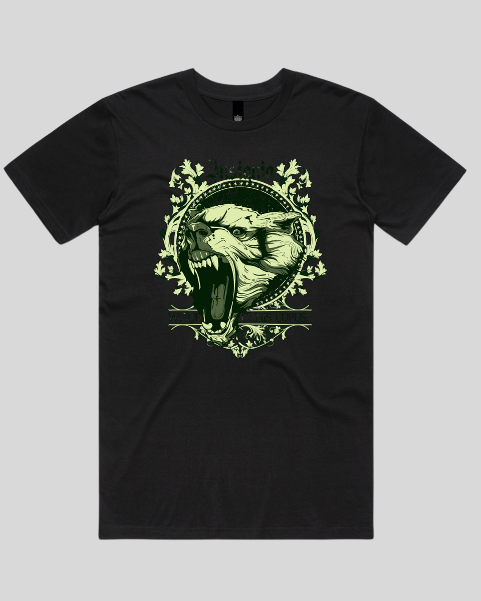 Insignia Wolf Skull Men's T-Shirt