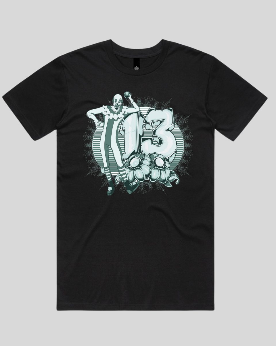 Lucky 13 Clown Men's T-Shirt