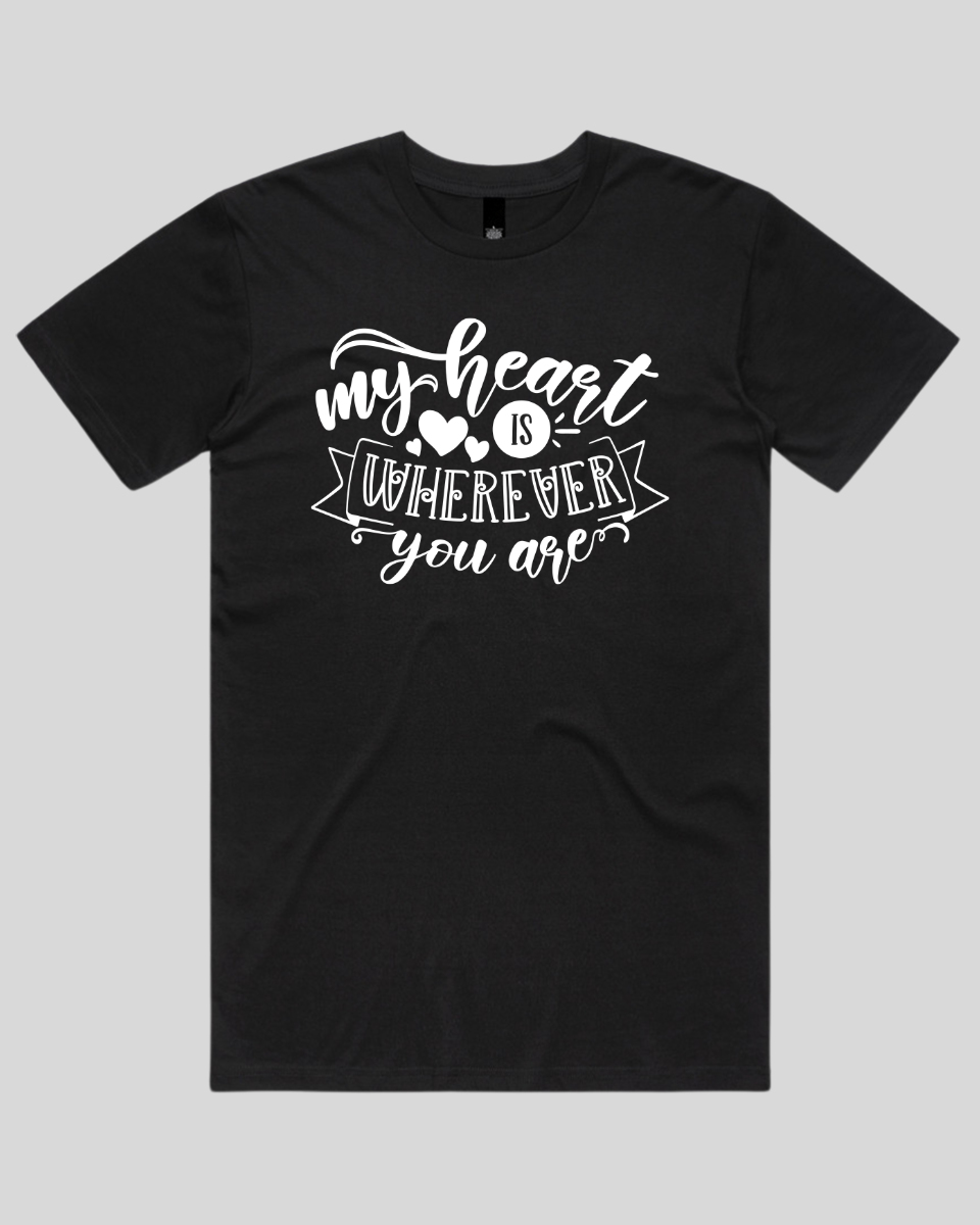 My Heart Is Wherever You Are Men's T-Shirt