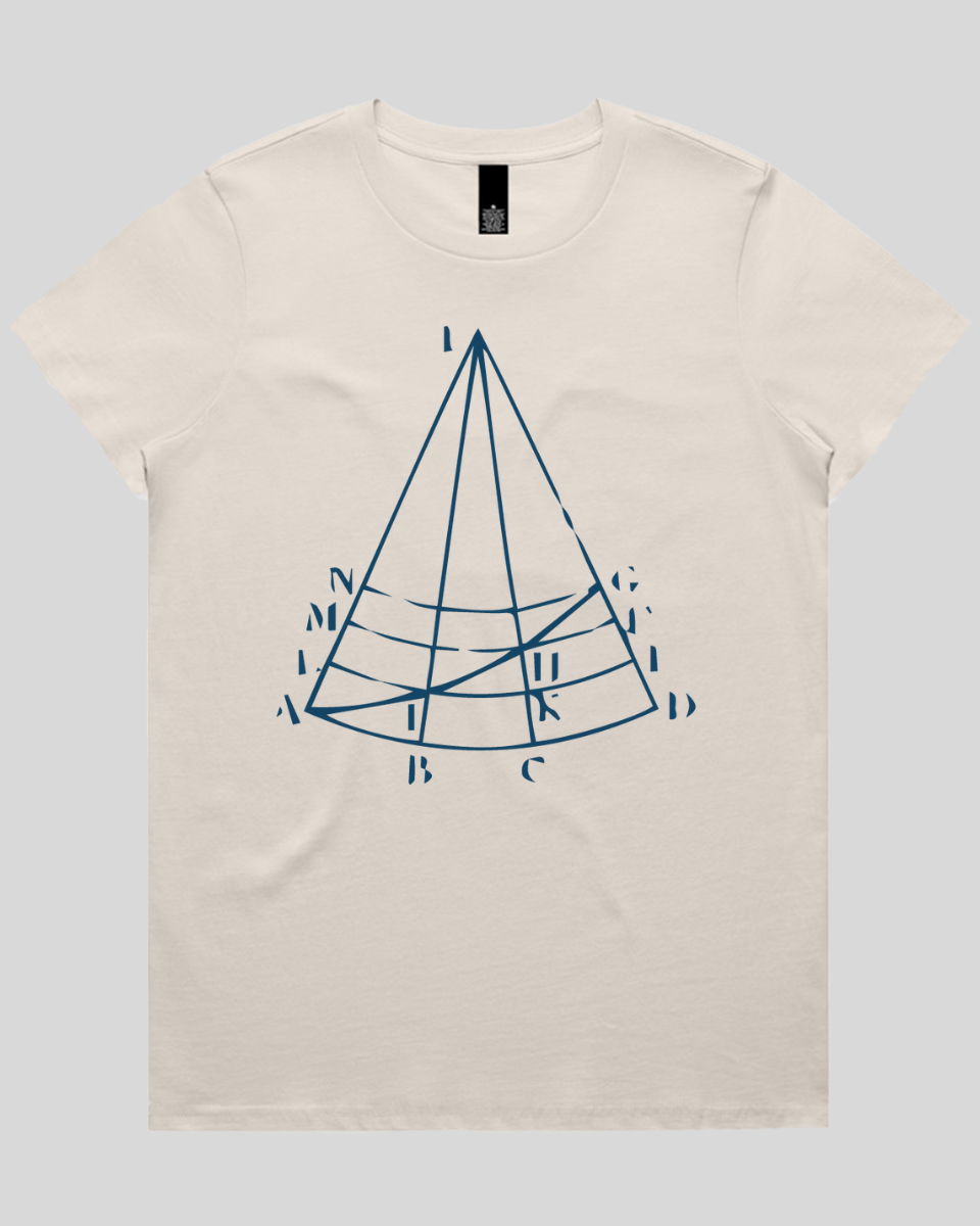 Mathematical Cone Ruler Women's T-Shirt