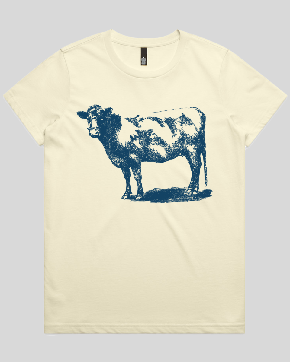Vintage Farm Cow Women's T-Shirt