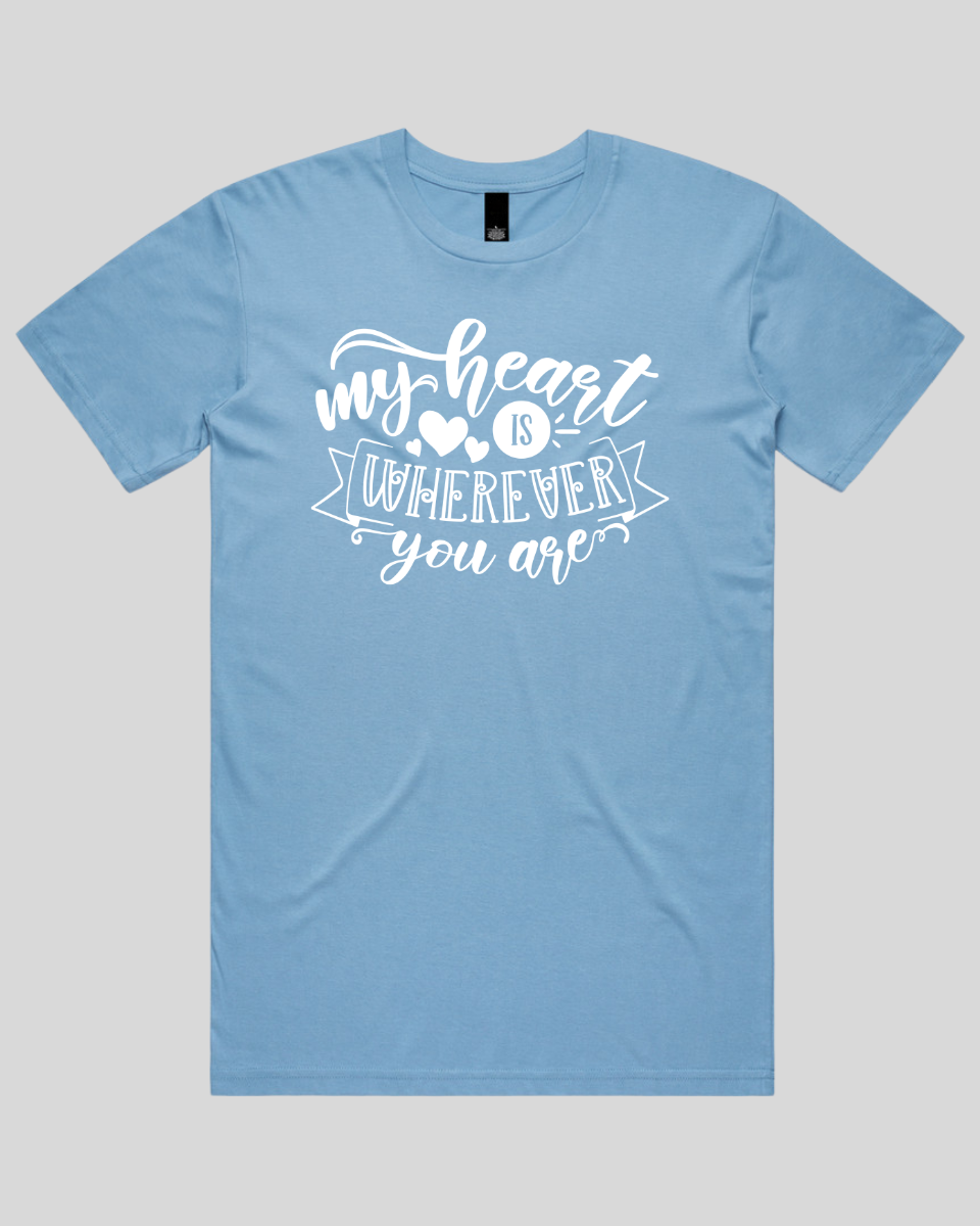 My Heart Is Wherever You Are Men's T-Shirt