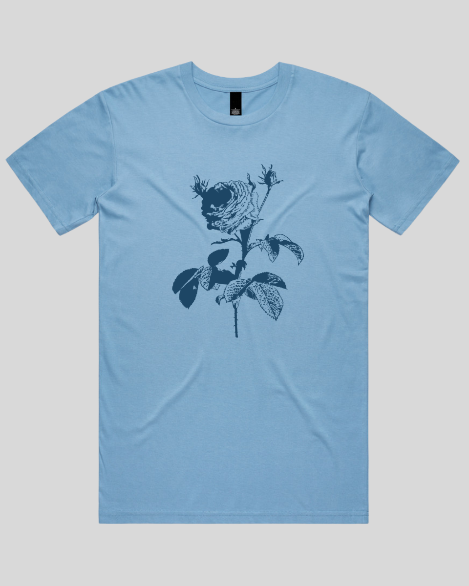 Dark Bloom Rose Men's T-Shirt