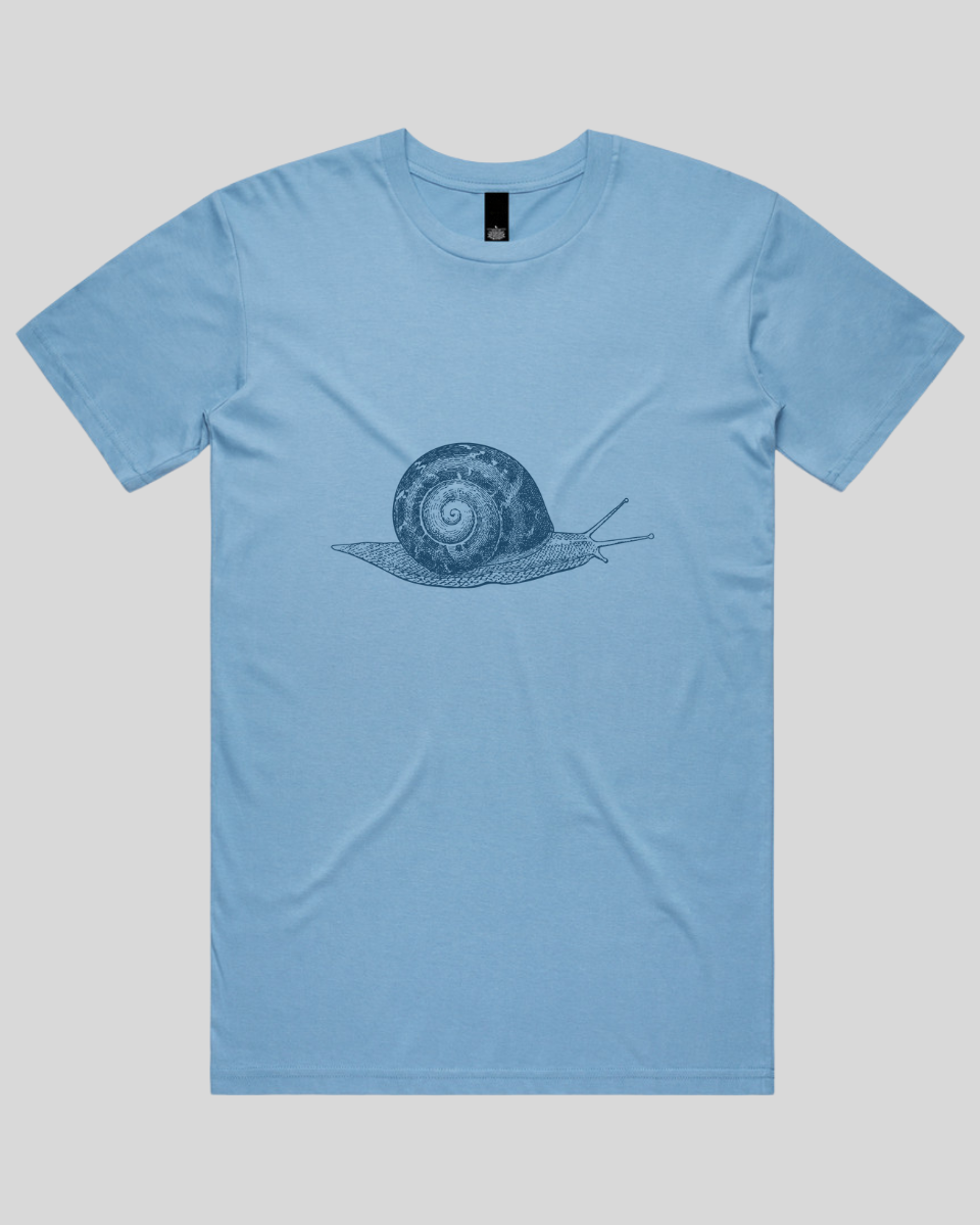 Spiral Snail Crawl Men's T-Shirt