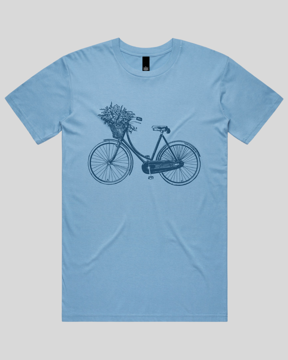 Bike-with-Flowers 2 Men's T-Shirt