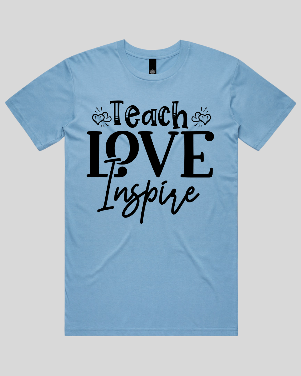 Teach love inspire  Men's T-Shirt