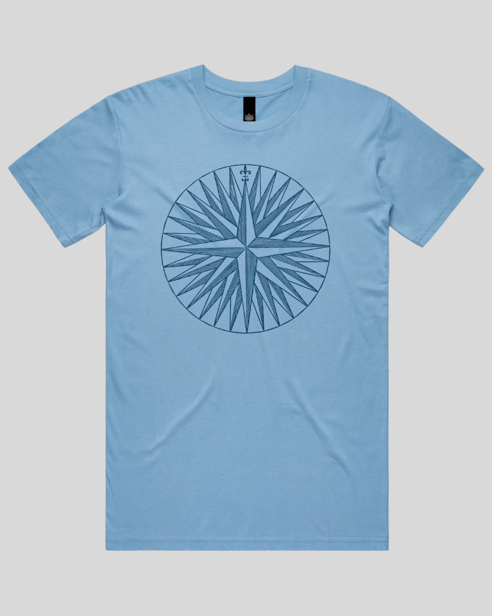 Explorer's Compass Wheel Men's T-Shirt