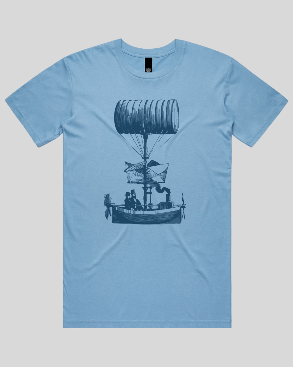 Antique Balloon Boat Men's T-Shirt