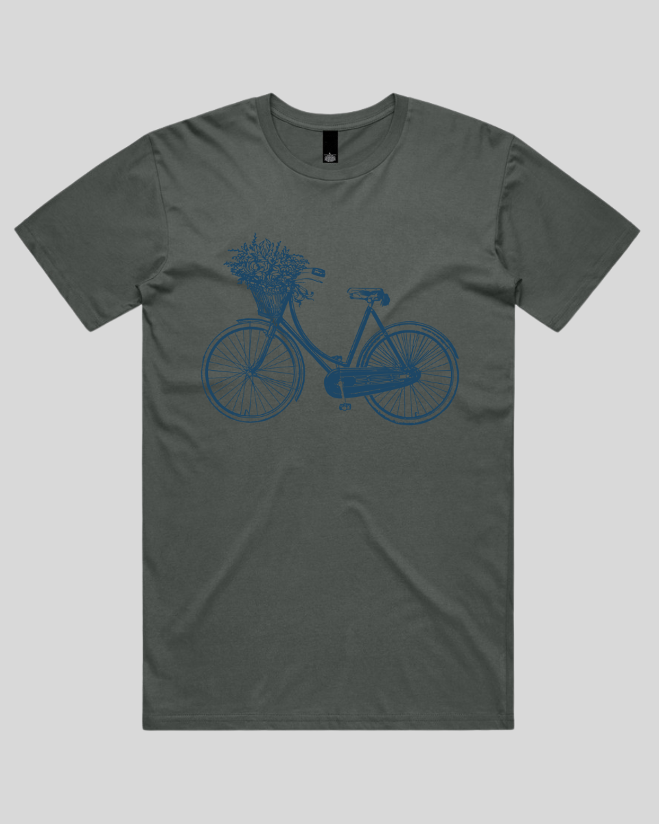 Bike-with-Flowers 2 Men's T-Shirt