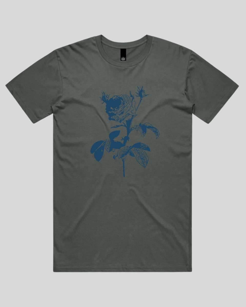 Dark Bloom Rose Men's T-Shirt