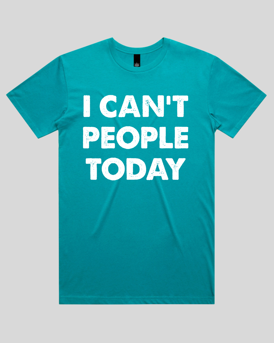 i can't people today Men's T-Shirt