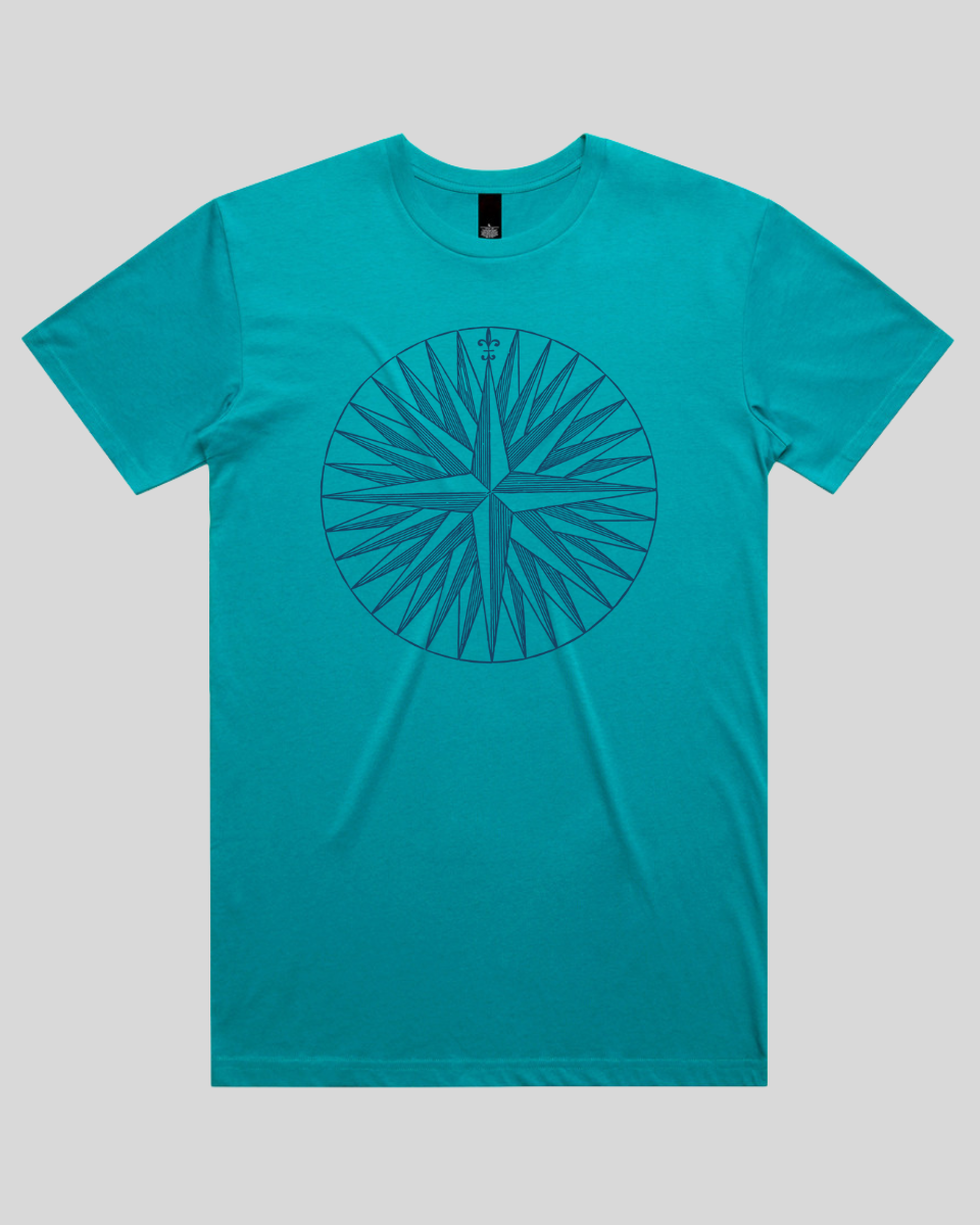 Explorer's Compass Wheel Men's T-Shirt