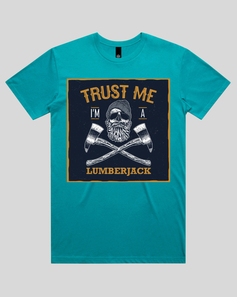 Lumberjack skull 1 Men's T-shirt
