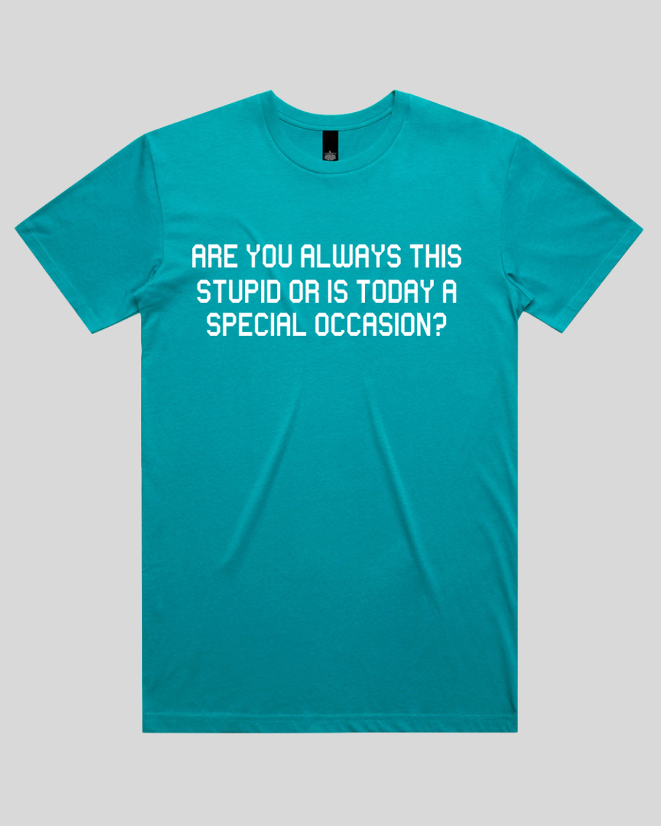 Are you always this stupid Men's T-Shirt