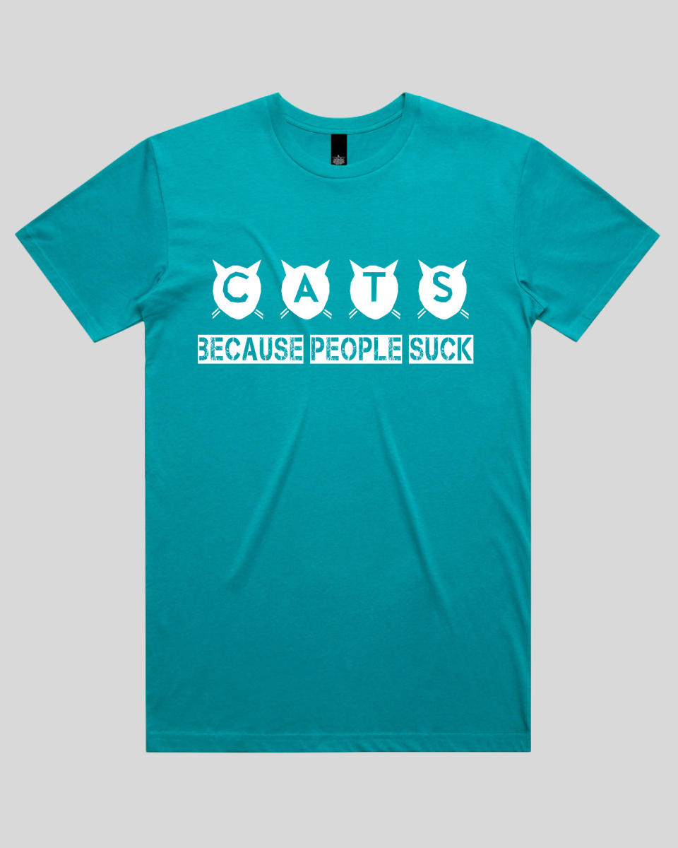 cats because people suck Men's T-Shirt