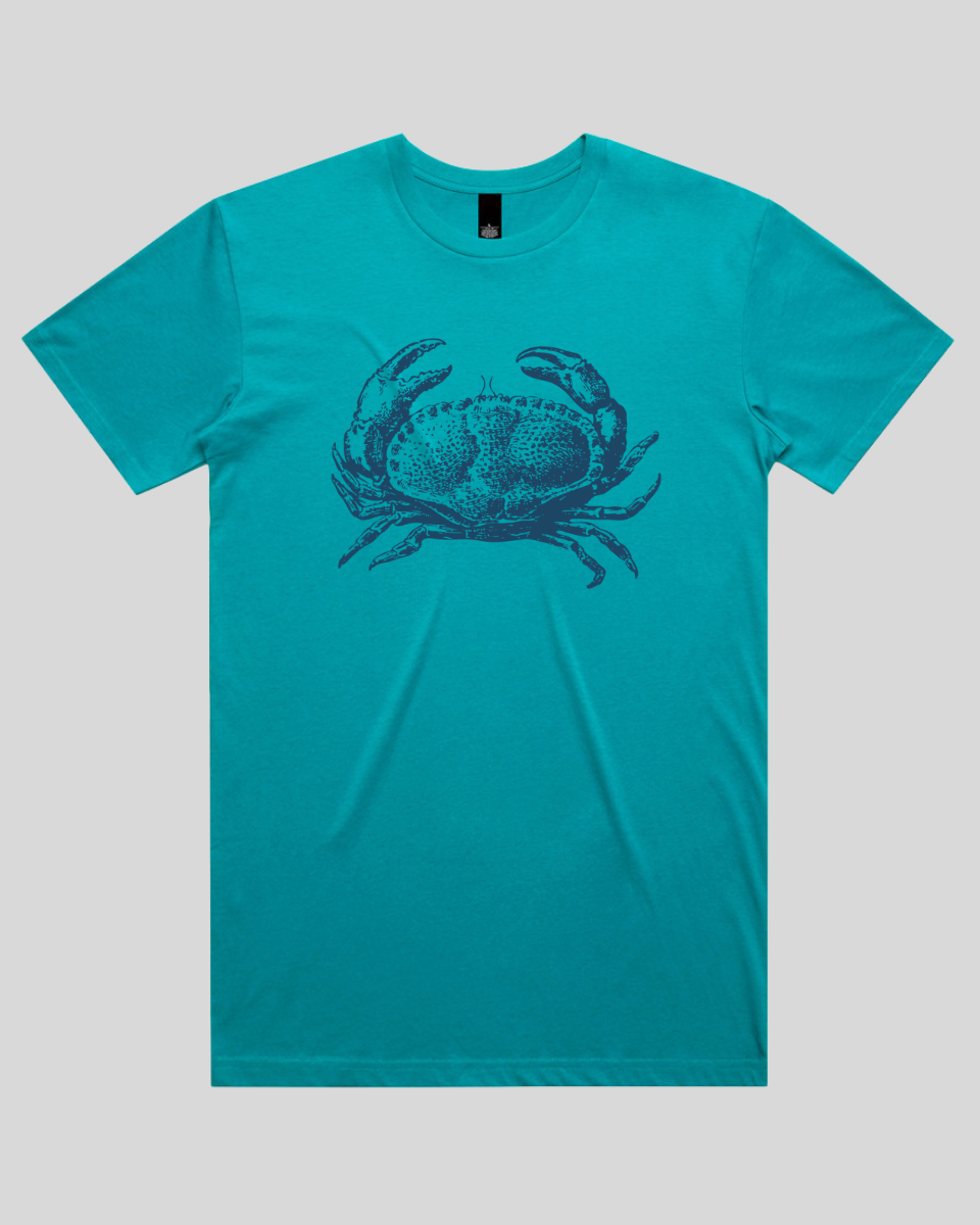 Vintage Coastal Crab Men's T-Shirt