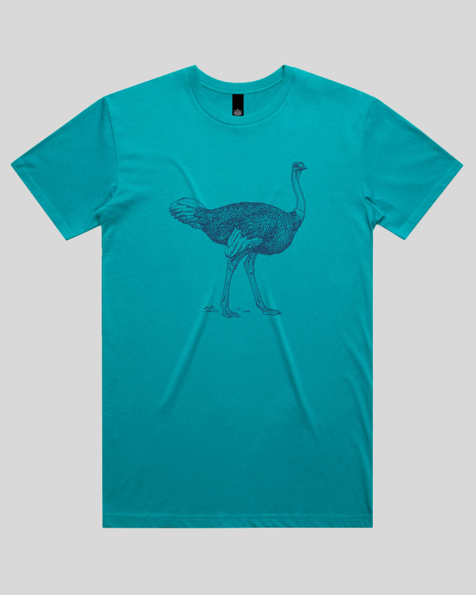 African Ostrich Walk Men's T-Shirt