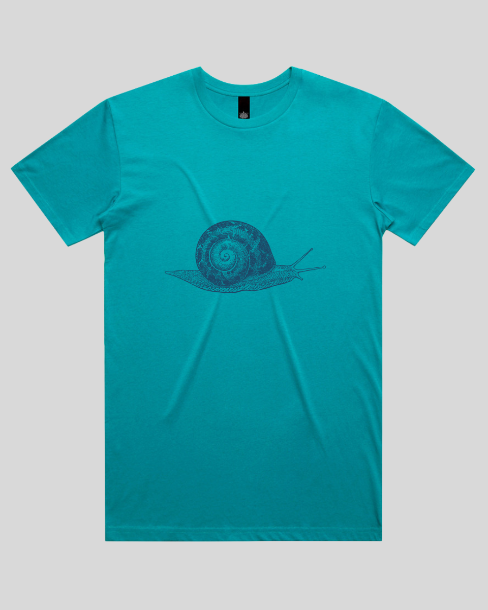 Spiral Snail Crawl Men's T-Shirt