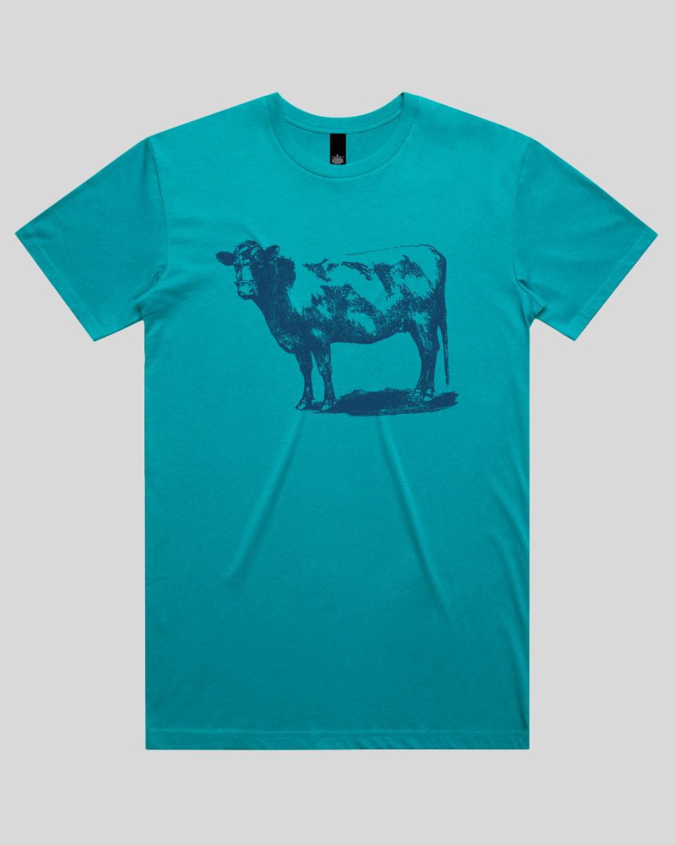 Vintage Farm Cow Men's T-Shirt