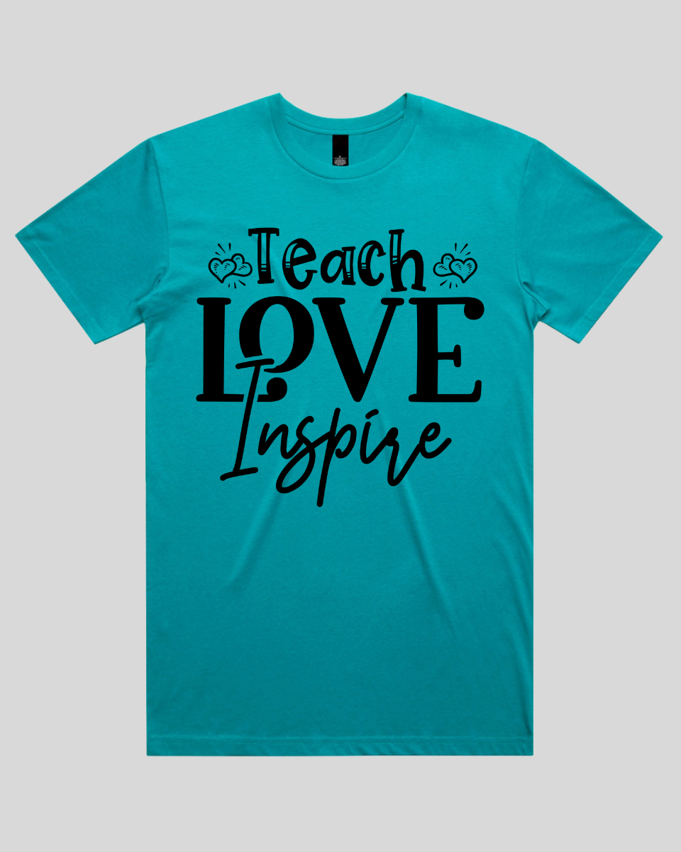 Teach love inspire  Men's T-Shirt