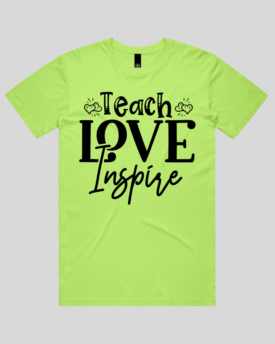 Teach love inspire  Men's T-Shirt