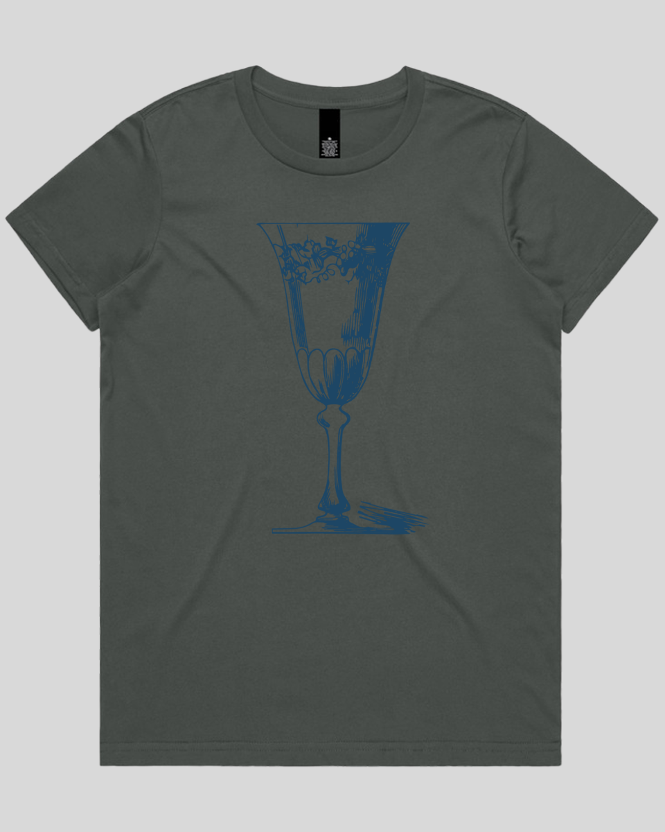 Vintage Wine Glass Women's T-Shirt