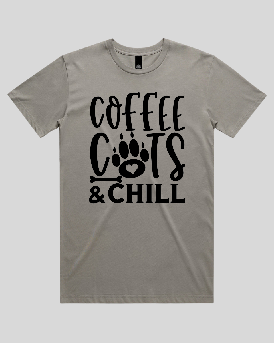 Coffee Cats And Chill Men's T-Shirt