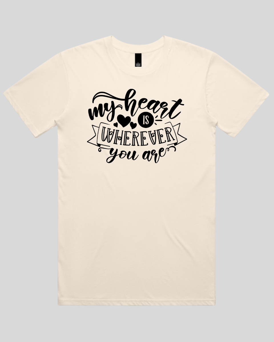 My Heart Is Wherever You Are Men's T-Shirt