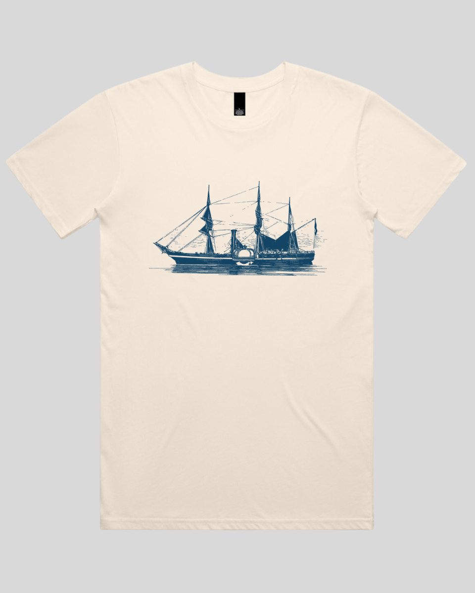 Ocean Ghost Ship Men's T-Shirt