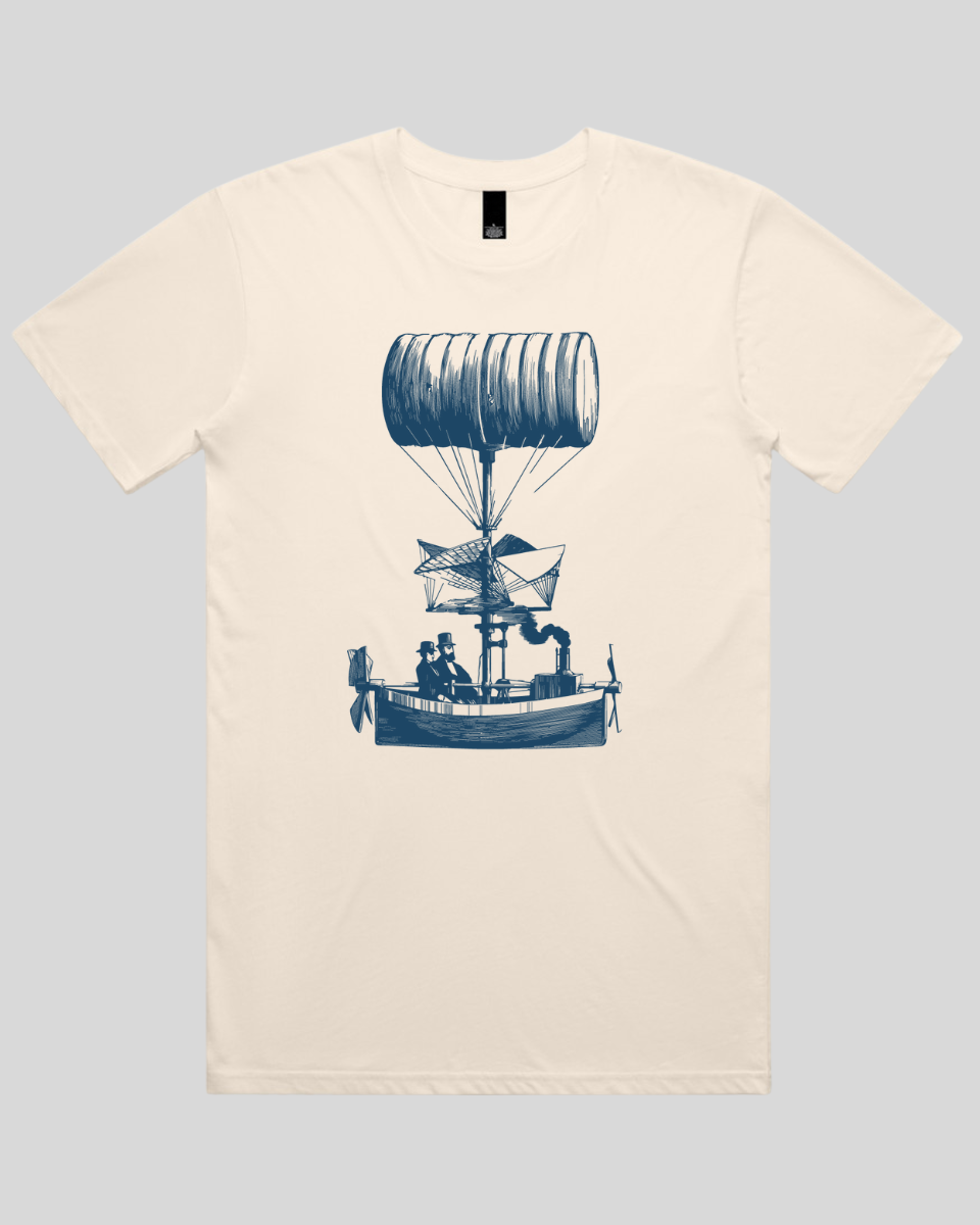 Antique Balloon Boat Men's T-Shirt