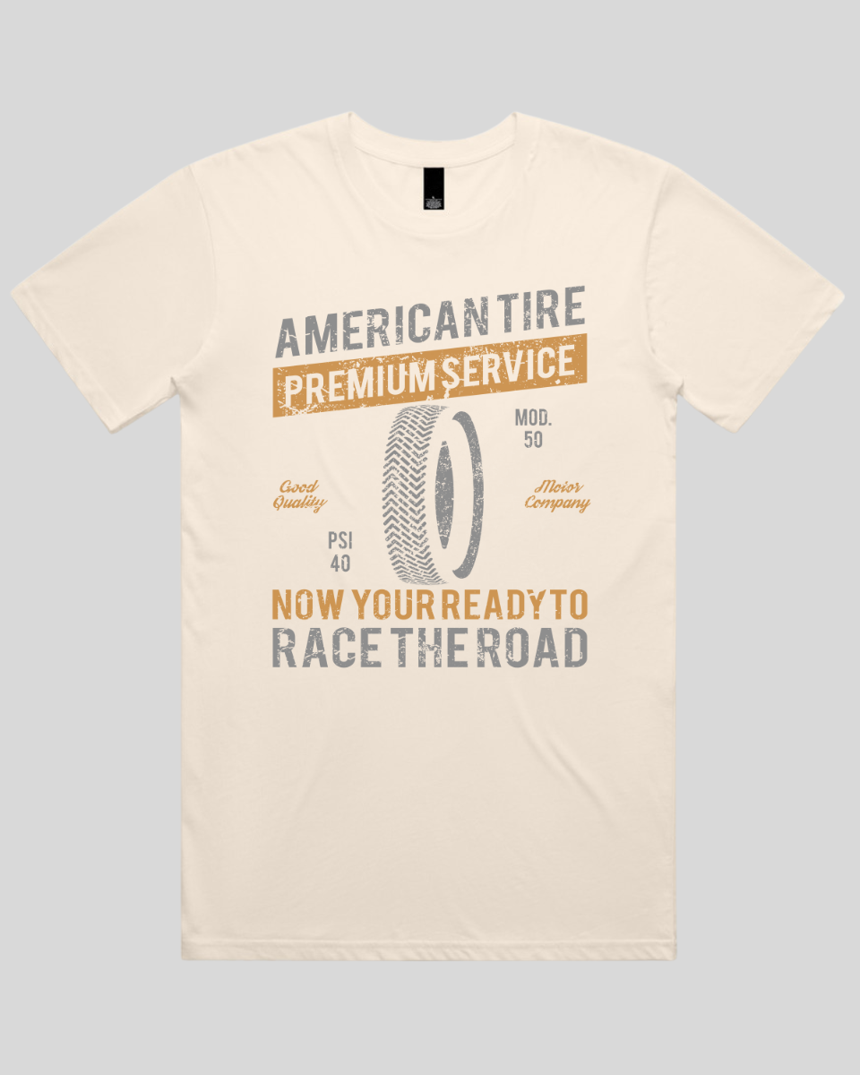 American Tire Distressed Men's T-Shirt