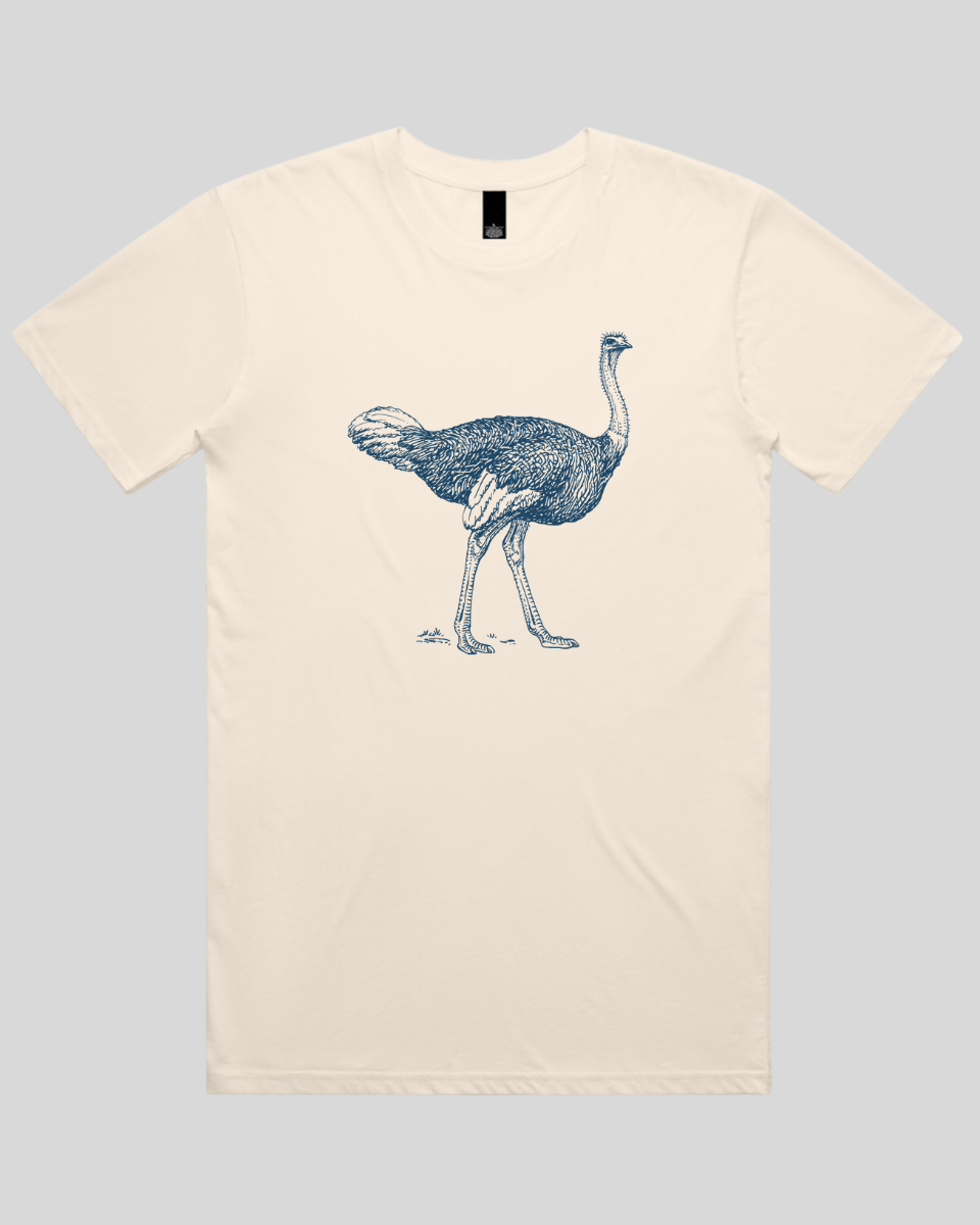 African Ostrich Walk Men's T-Shirt