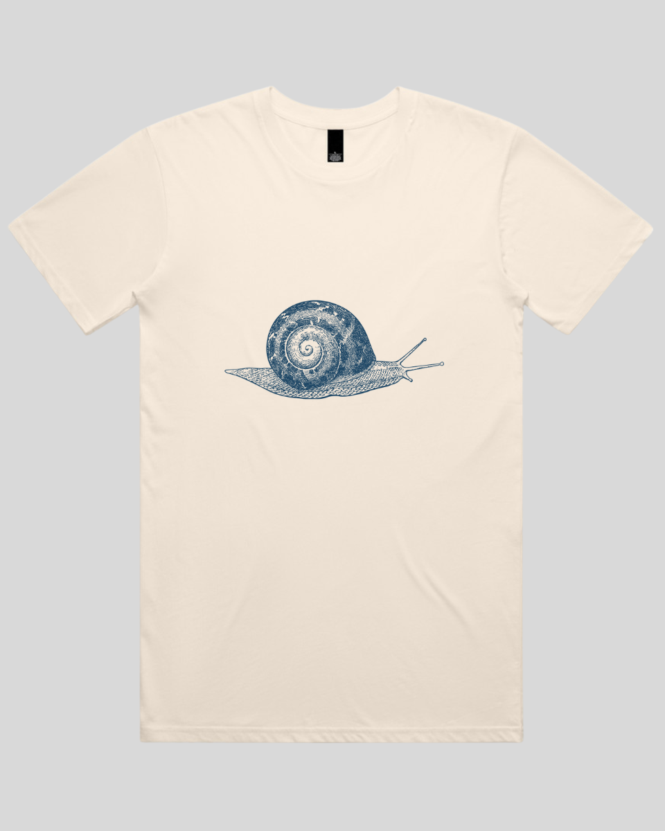 Spiral Snail Crawl Men's T-Shirt