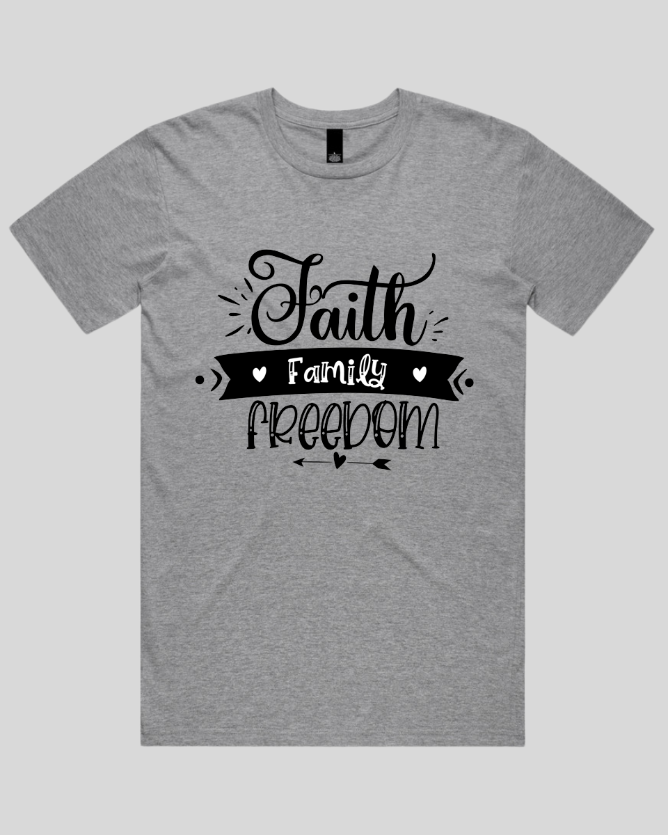 Faith Family Freedom Men's T-Shirt