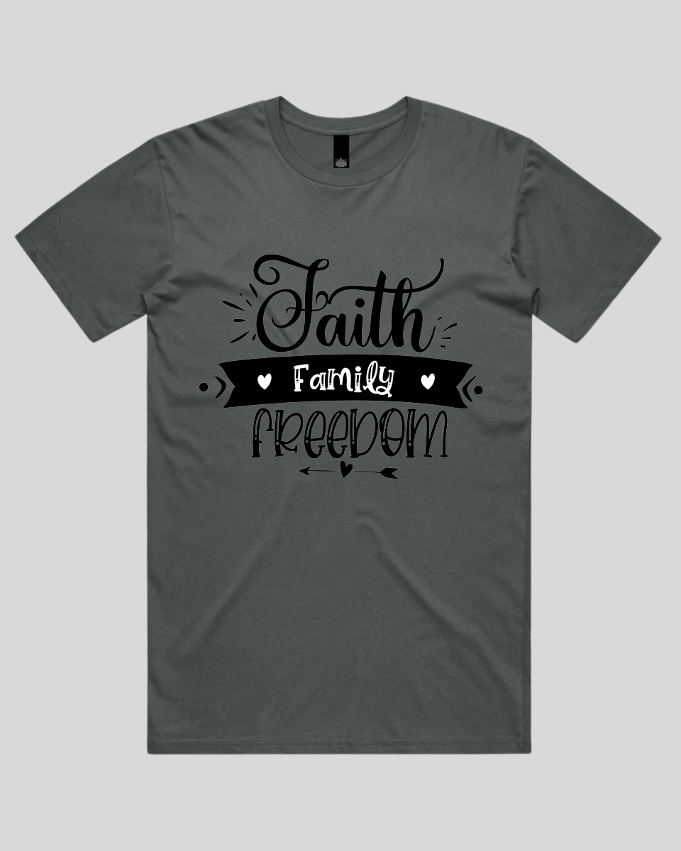 Faith Family Freedom Men's T-Shirt