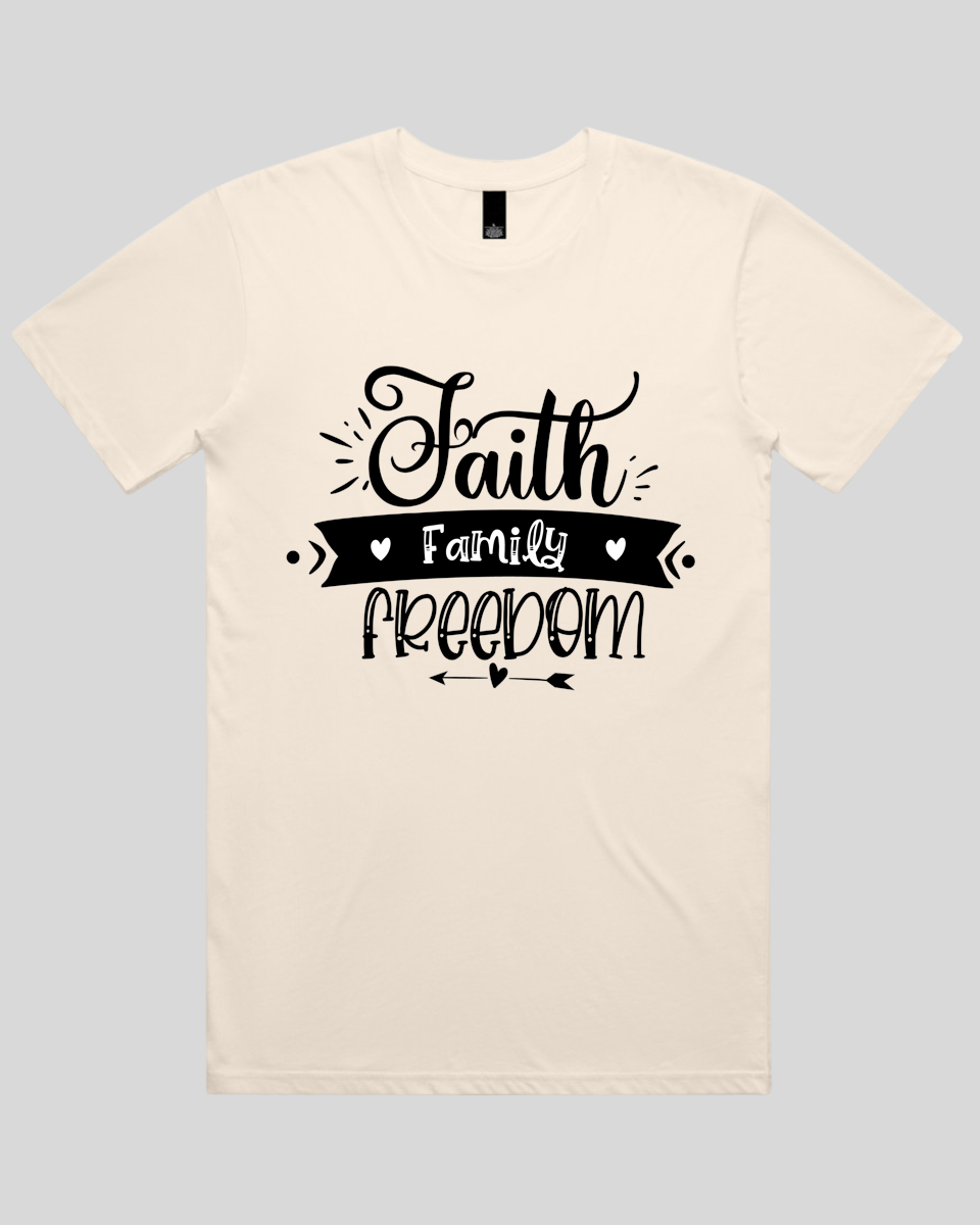 Faith Family Freedom Men's T-Shirt