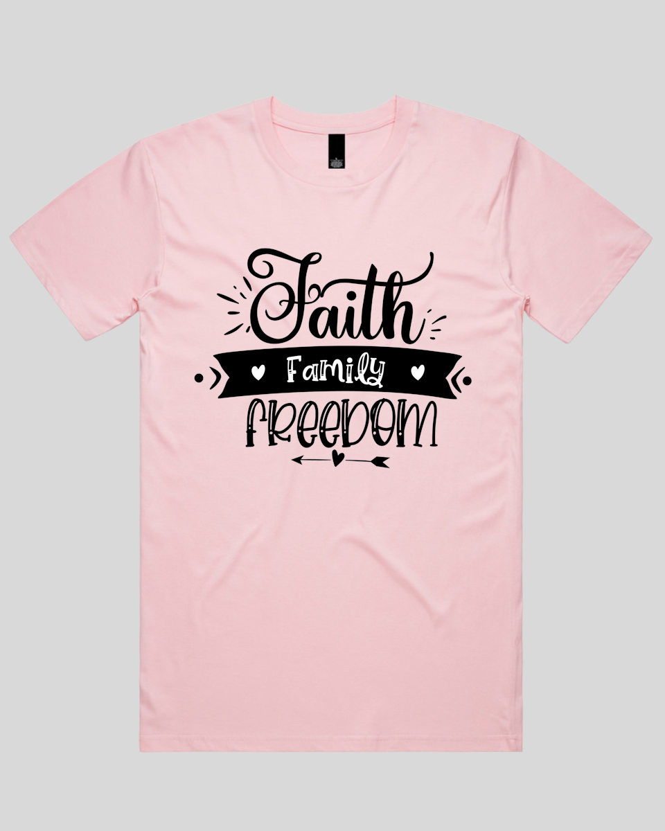 Faith Family Freedom Men's T-Shirt