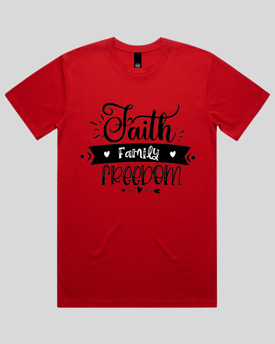Faith Family Freedom Men's T-Shirt
