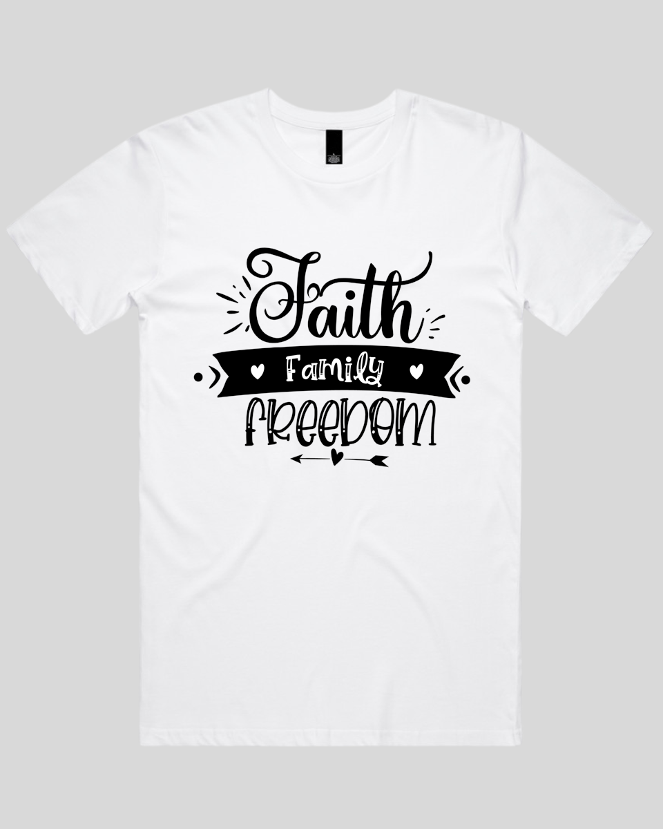 Faith Family Freedom Men's T-Shirt