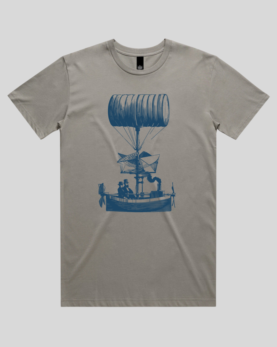 Antique Balloon Boat Men's T-Shirt